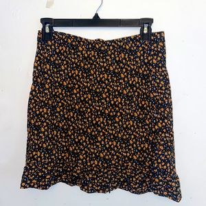 SO Floral Mini Skirt